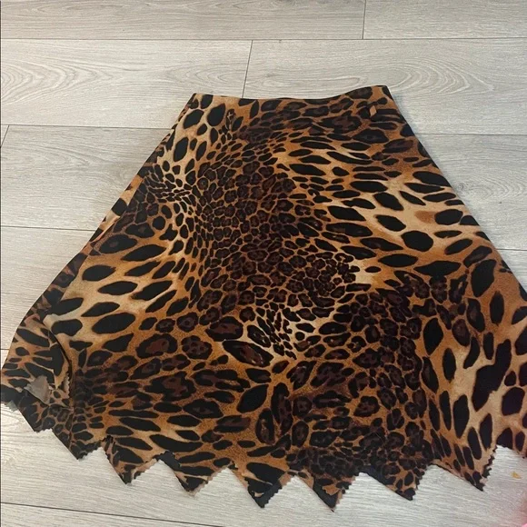 Leopard Print Skirt and Pink Ombre Skirt - Picture 3 of 4